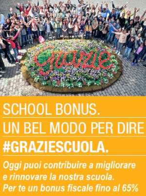 #Graziescuola school bonus